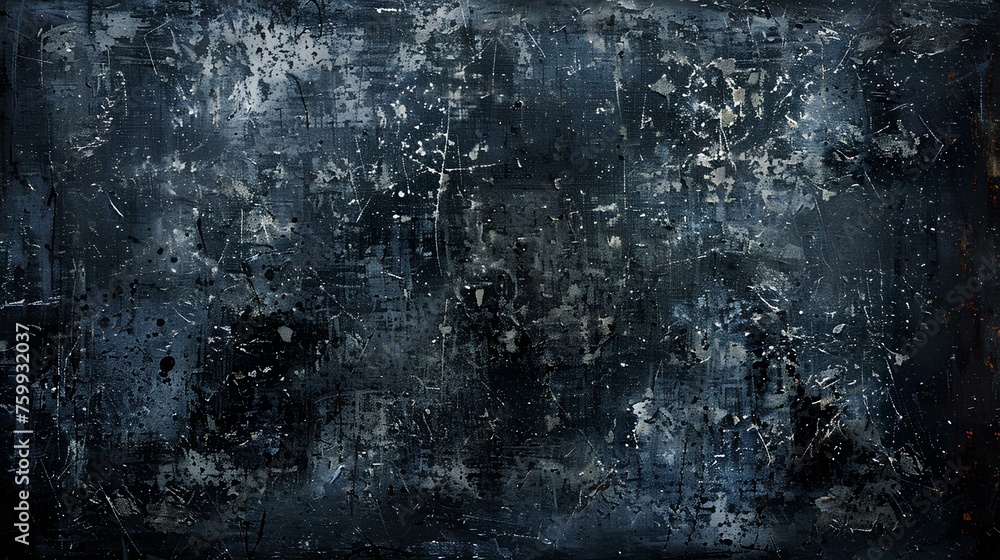 Obraz premium Blue Grunge Background with Text Space