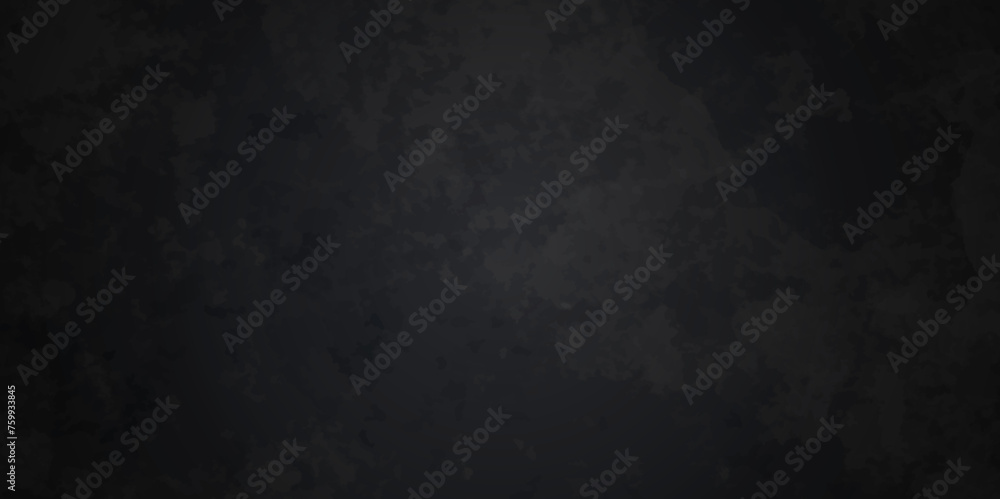 Naklejka premium Black grunge abstract background.White dust and scratches on a black background. Distressed Rough Black cracked wall slate texture wall grunge backdrop rough background.