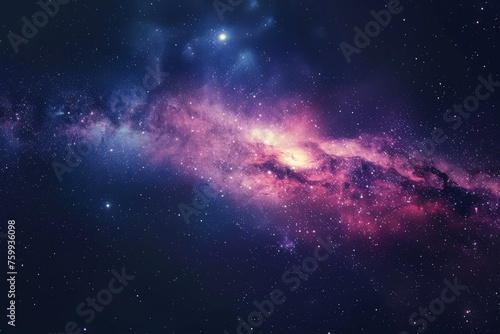 An expanse of space brimming with numerous stars shining brightly against a dark backdrop.