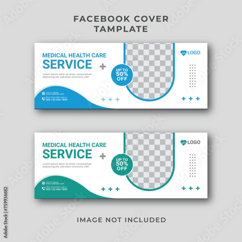  medical heatth services Facebook cover photo design for. Simple and clean facebook cover design