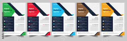 Modern Creative Corporate business, digital marketing agency flyer Brochure design, cover modern layout, annual report, poster, flyer in A4 template