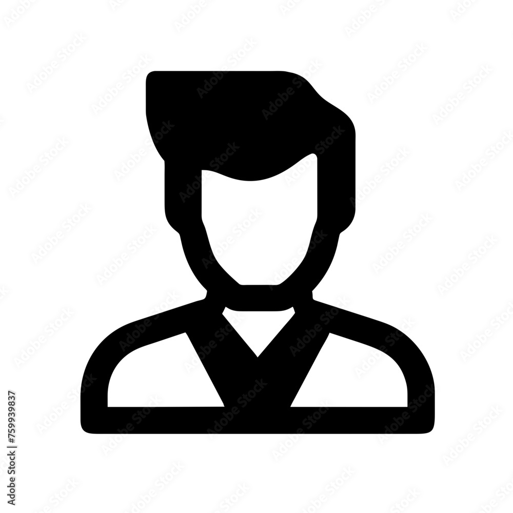 Avatar User Interface Personalization Profile Button vector icon logo design Avatar User Interface Personalization Profile Button vector icon logo design