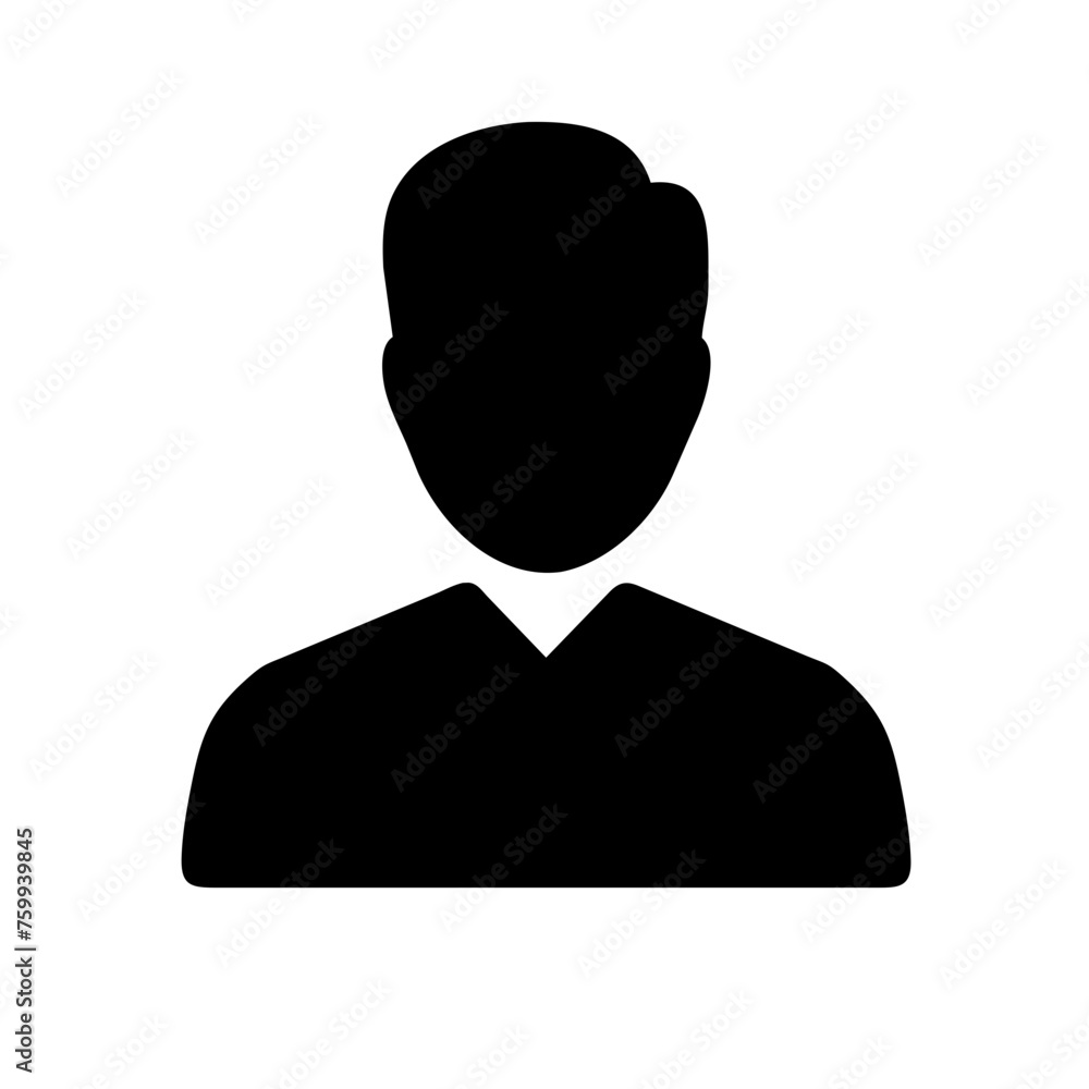 Avatar User Interface Personalization Profile Button vector icon logo design Avatar User Interface Personalization Profile Button vector icon logo design