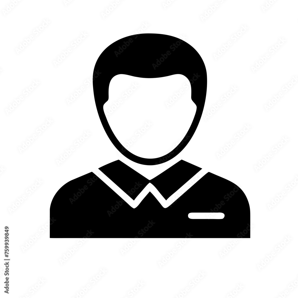 Avatar User Interface Personalization Profile Button vector icon logo design Avatar User Interface Personalization Profile Button vector icon logo design