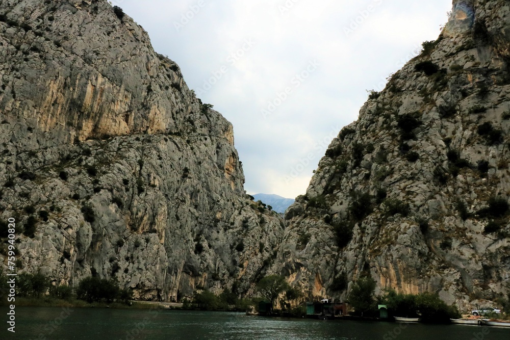 Cetina river near Omis, Croatia Cetina river near Omis, Croatia