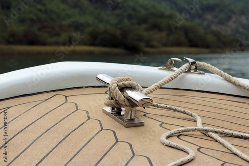 boating the Cetina river near Omis, Croatia