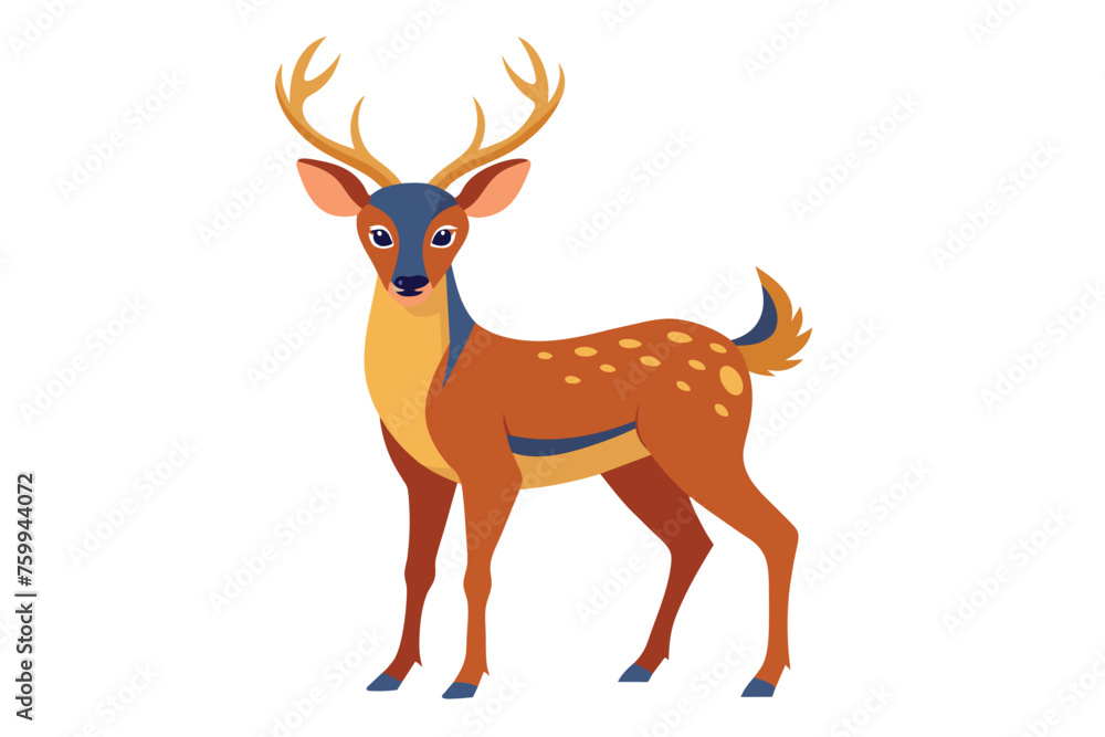 deer on a clean vector design deer on a clean vector design