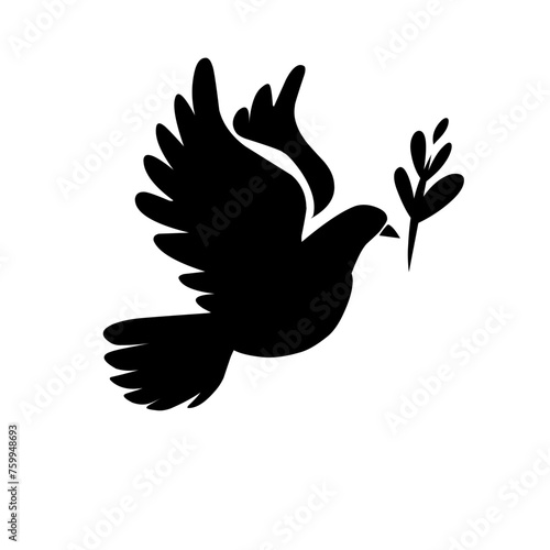 dove of peace silhouette