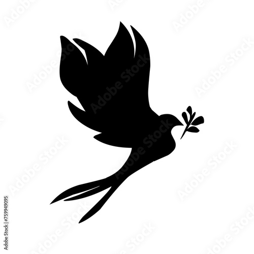 dove of peace silhouette