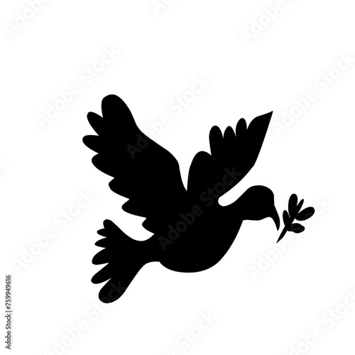 dove of peace silhouette