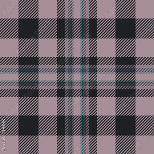 Check vector tartan of texture plaid textile with a fabric seamless background pattern.