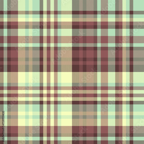 Background tartan check of vector seamless texture with a textile fabric plaid pattern.