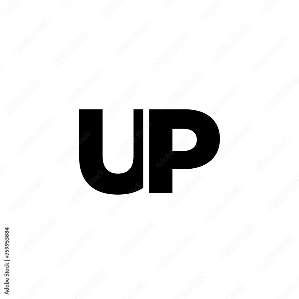 Letter U and P, UP logo design template. Minimal monogram initial based logotype. Letter U and P, UP logo design template. Minimal monogram initial based logotype.