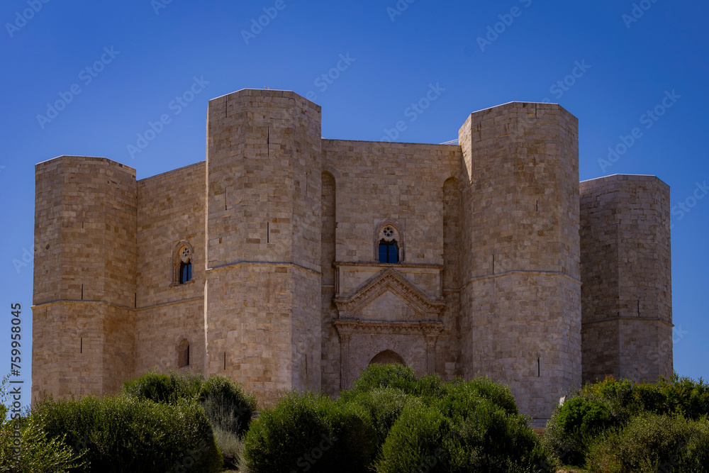 Castel Del Monte, the miserious octagonal fortress of the emperor Frederick II.
