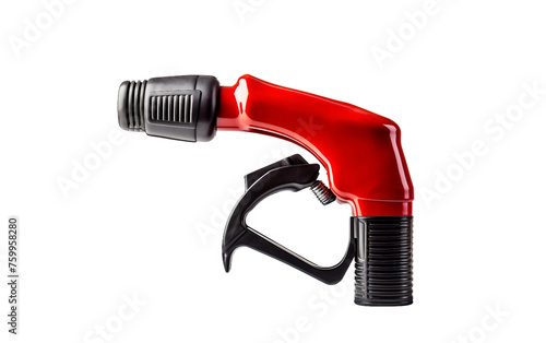 Gas Nozzle on a Clear Canvas