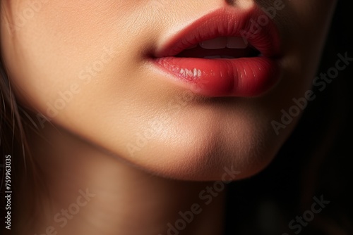 Natural Sensual Lips: Untouched Beauty
