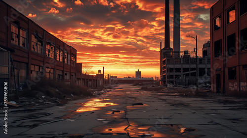 Detroits Industrial Sunrise