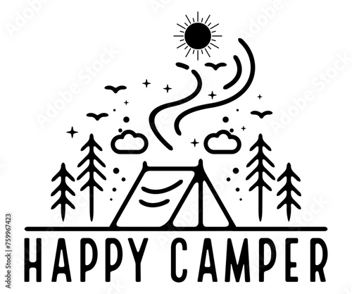 Happy Camper Svg,Camping Svg,Hiking,Funny Camping,Adventure,Summer Camp,Happy Camper,Camp Life,Camp Saying,Camping Shirt