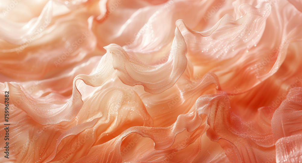 Abstract background delicate symphony of pink rose hues, silk textures and and close-up of textile fibers for wallpaper or background design. Abstract background delicate symphony of pink rose hues, silk textures and and close-up of textile fibers for wallpaper or background design.