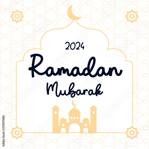 Ramadan mubarak social media design, graphic design (ID: 759971080)