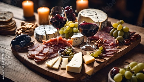 Gourmet Grazing: A Charcuterie Delight in Rustic Charm