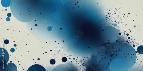 Blue Abstract Grunge Art Illustration  Moody Texture and Vibrant Hues