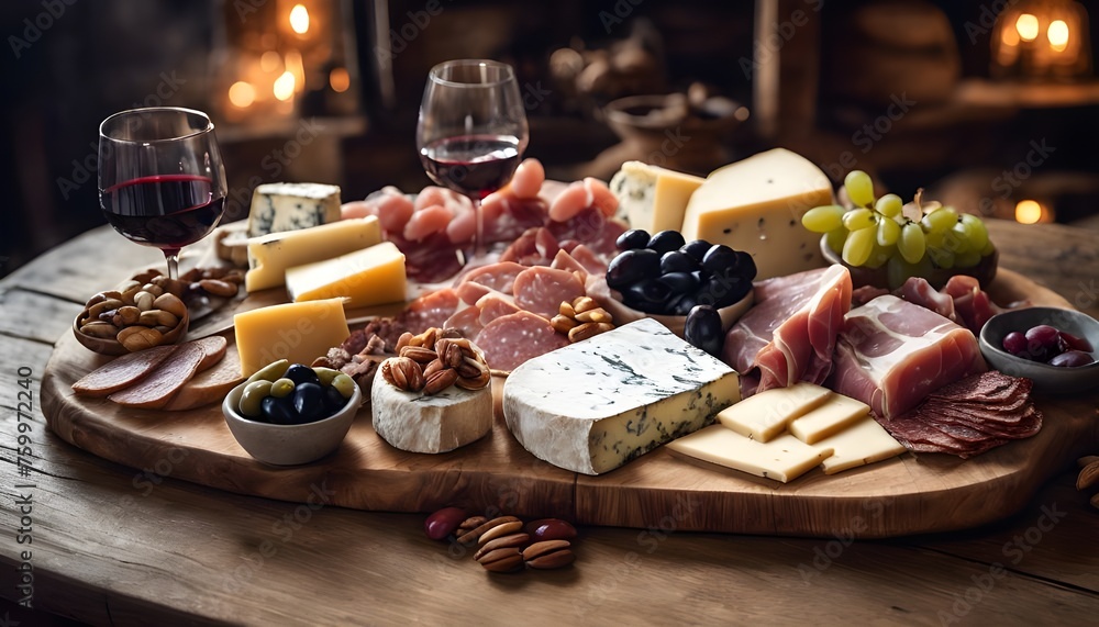 Gourmet Grazing: A Charcuterie Delight in Rustic Charm