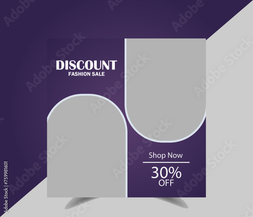 presentation modern fashion social media post illustrator 