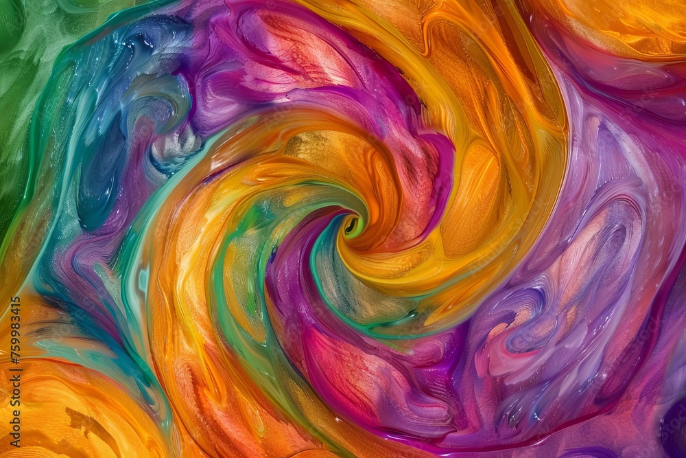 Fototapeta premium An abstract wallpaper background featuring swirls of colours