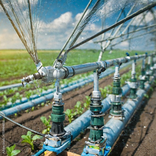 Modern Agricultural Irrigation: Automatic Field Watering