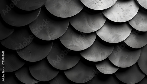dark minimalistic abstract wallpaper with an array of overlapping graphite circles and ellipses photo