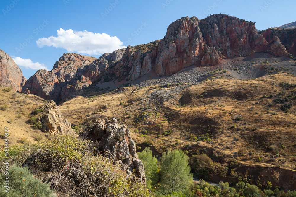 Obraz premium View of the mountains in Armenia