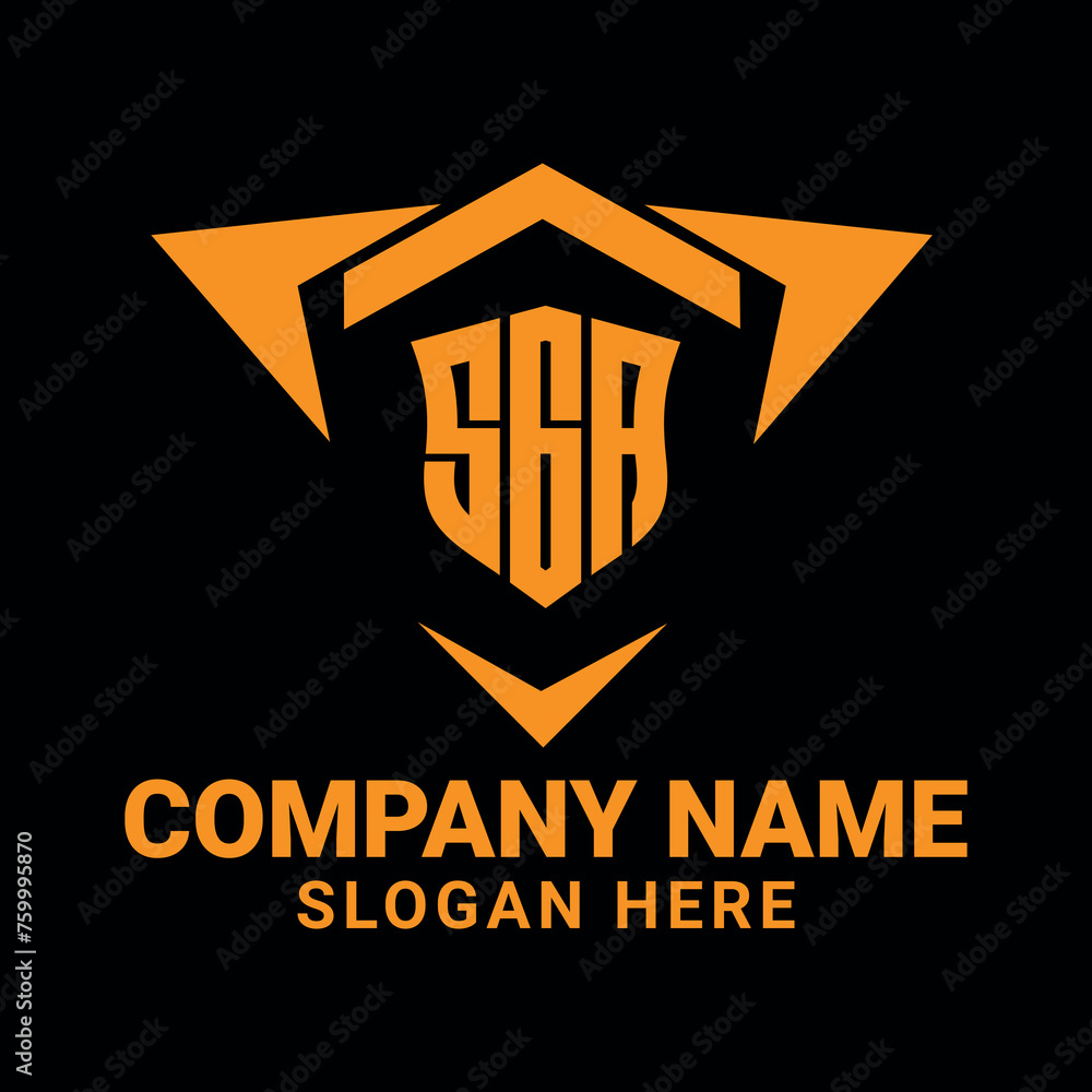 SGA, SGA letter, SGA Initials, SGA circle, SGA Flat, SGA business, SGA