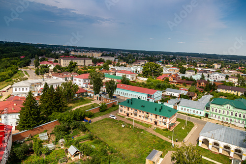 Yelabuga city from a bird's eye view photo