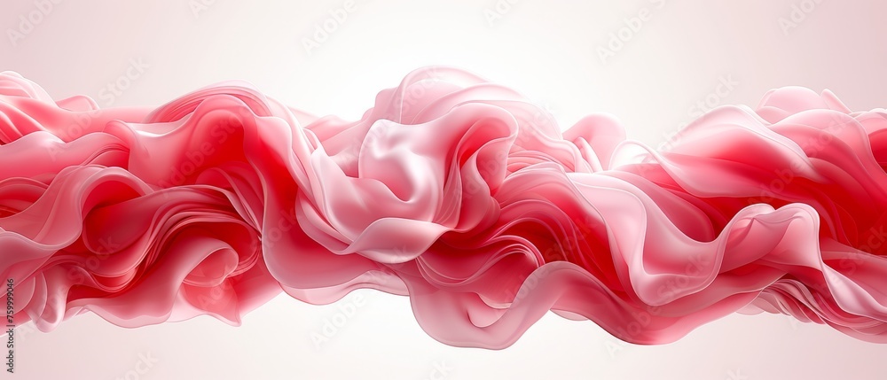 a close up of a red and white object on a white background with a blurry image of a red and white object in the middle of the image. a close up of a red and white object on a white background with a blurry image of a red and white object in the middle of the image.