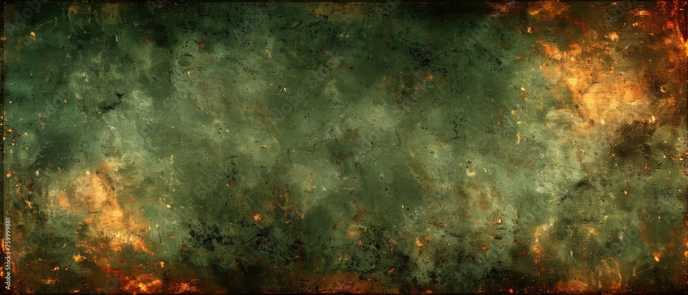 Grunge, green-yellow bkg w/rusty lower half Grunge, green-yellow bkg w/rusty lower half