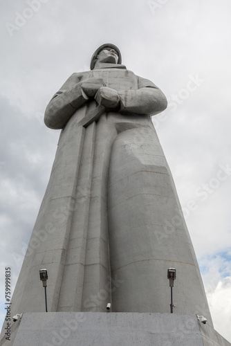 MURMANSK, RUSSIAN FEDERATION - AUGUST 06, 2015 - Monument of Alyosha photo