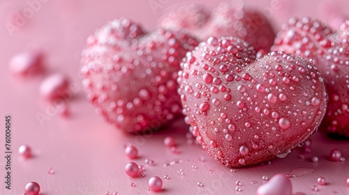 Pastel pink hearts ideal fo...
