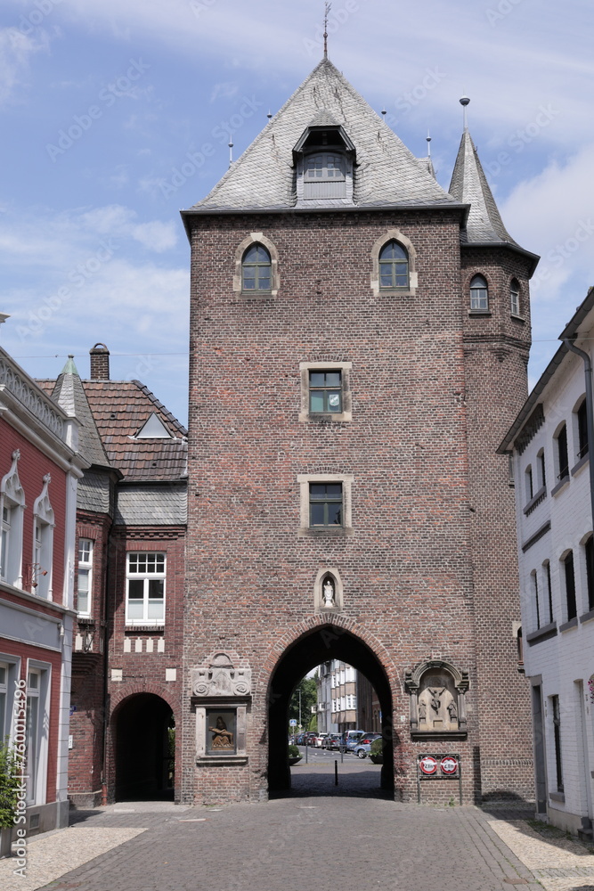 Blick in die Altstadt von Kempen am Niederrhein	