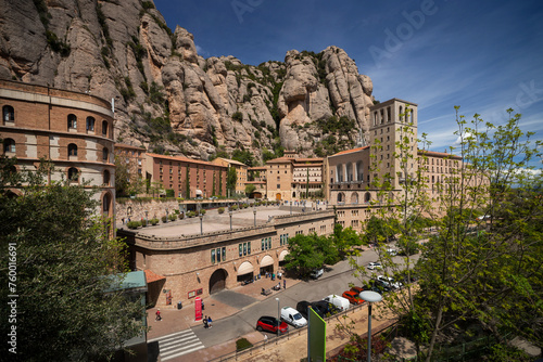 View to Montserrat Monastery, Spain