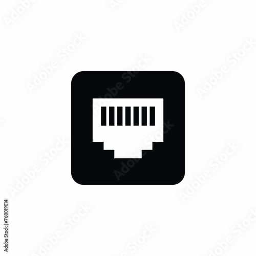 Ethernet Socket Plug Cable icon