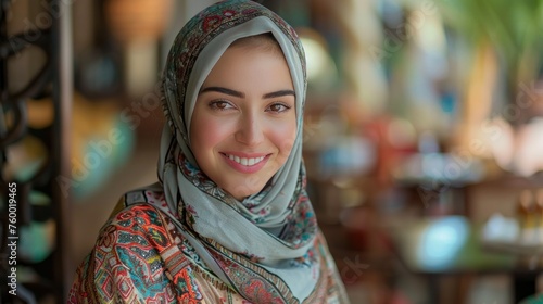 young muslim woman