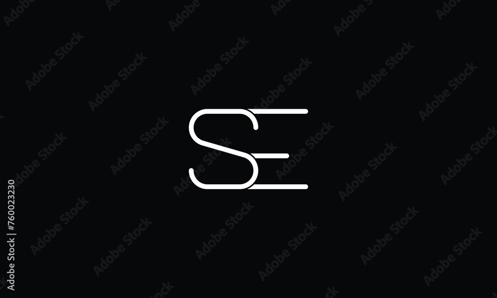 SE, ES, S, E, Abstract Letters Logo Monogram SE, ES, S, E, Abstract Letters Logo Monogram