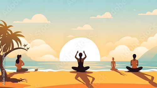 Yoga classes in nature