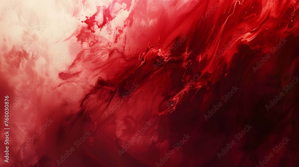 Abstract red paint wallpaper - obrazy, fototapety, plakaty 