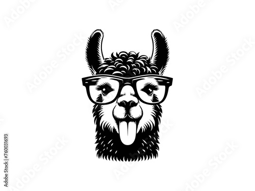Playful Llama: Llama Vector Illustration for Whimsical Designs and Lively Creations