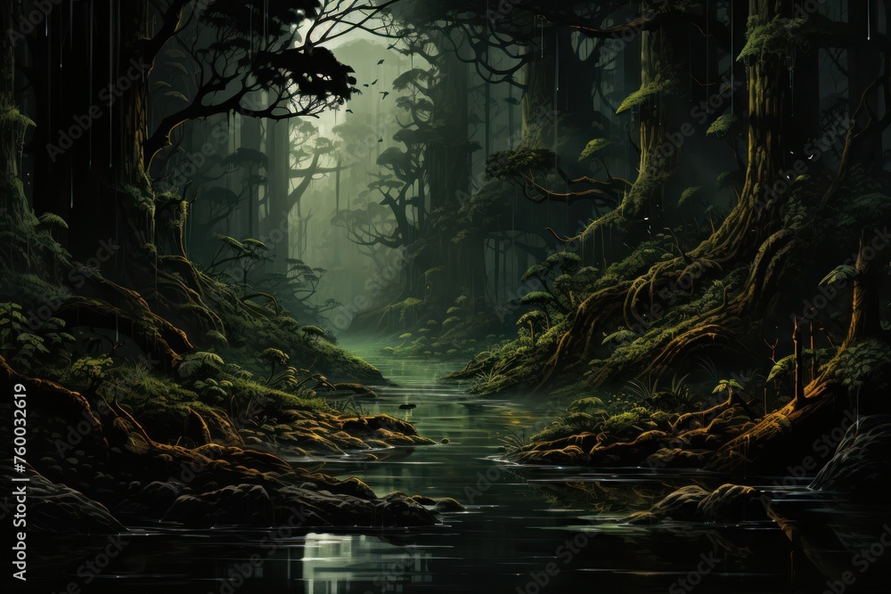 Dark Forest With Stream Generative AI