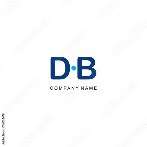 Initial DB logo company luxury premium elegance creativity