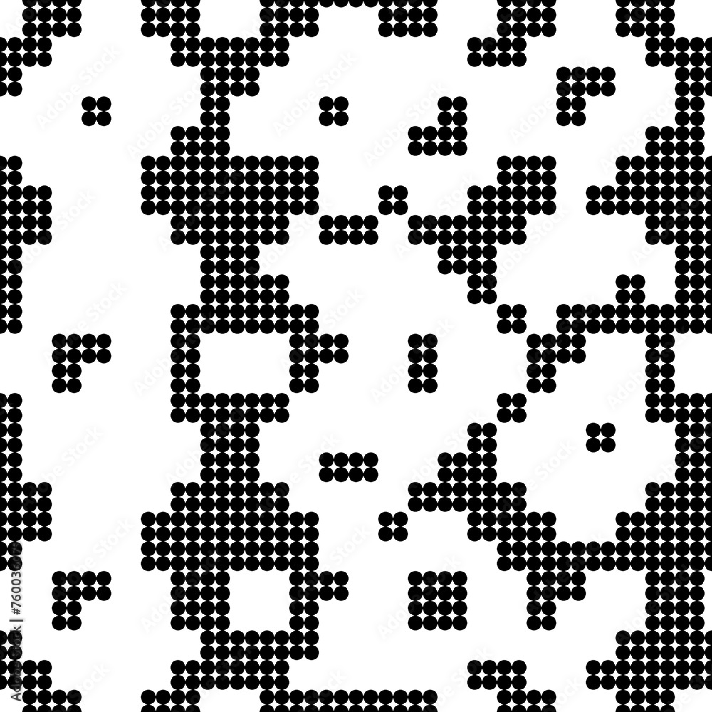 Seamless pattern. Simple shapes wallpaper. Circles ornament. Geometrical backdrop. Digital paper, web designing, textile print. Dots motif. Figures background. Vector.