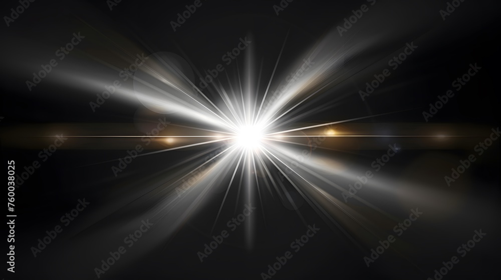 Obraz premium Beautiful light rays wallpaper.